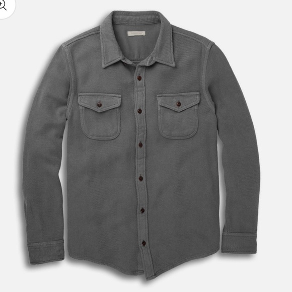 Outerknown Smoke Gray The Blanket Shirt - Picture 2 of 9